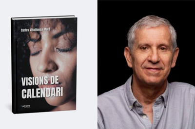 Portada del llibre i imatge de l'autor.