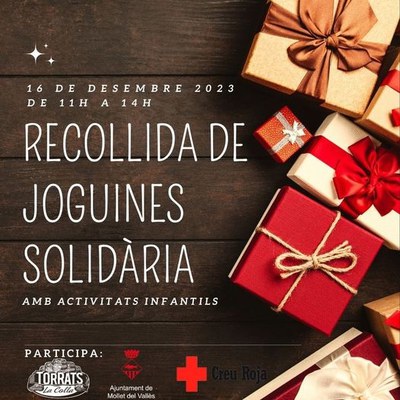 Recollida de joguines per a Creu Roja.
