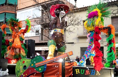 Rua de Carnaval.