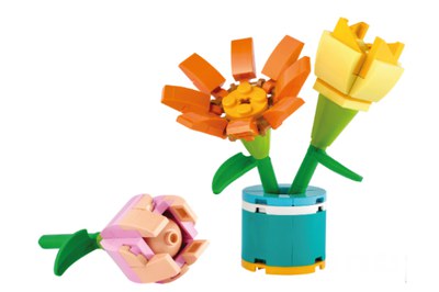 Taller: Construeix la rosa de Sant Jordi amb Lego.