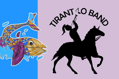 Imatge gràfica de la xaranga Tirant lo Band.