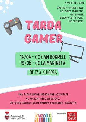 Cartell Tarda Gamer