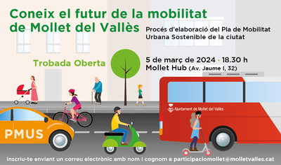 Trobada Oberta: Coneix el futur de la mobilitat de Mollet del Vallès.