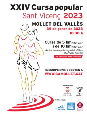 XXIV Cursa Popular de Sant Vicenç - 13è Memorial Jordi Solé Tura.