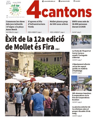 Quatre Cantons - Núm.274 - maig 2026.