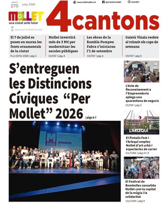 Quatre Cantons - Núm.275 - juny 2026.