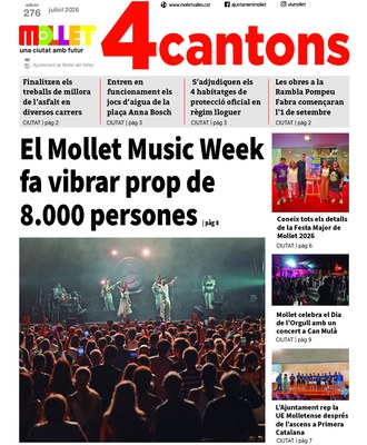 Quatre Cantons - Núm.276 - juliol 2026.