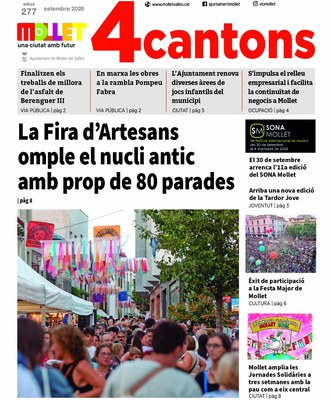 Quatre Cantons - Núm.277 - setembre 2026.