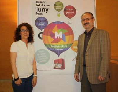 Una imatge festiva i dinàmica per promocionar el projecte Mollet és Fira.