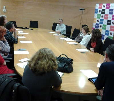 Reunió de la taula a l'Ajuntament