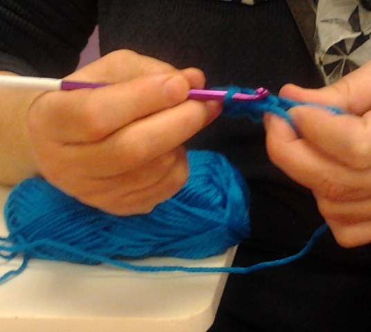 Un exemple d'"urban knitting" o ganxet urbà