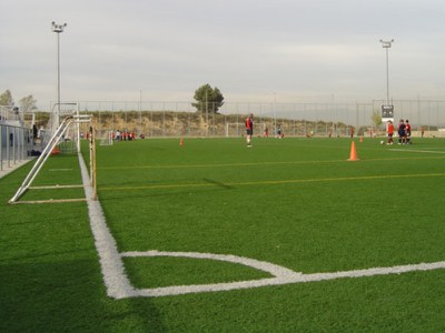 L'Ajuntament ultima comprovacions per obrir el camp 1 del Camp Municipal de Futbol Germans Gonzalvo.