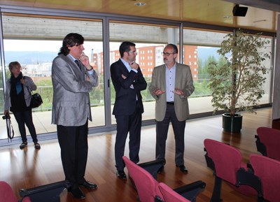 El president de la Federació de Municipis visita la ciutat.