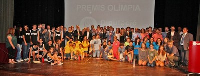 Can Vila guardonada amb els Premis Olímpia de la Diputació .