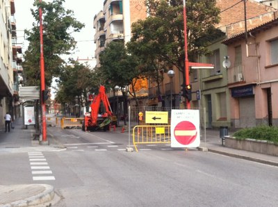 Un tram de Jaume I, tallat al trànsit del 20 d'octubre al 10 de novembre.