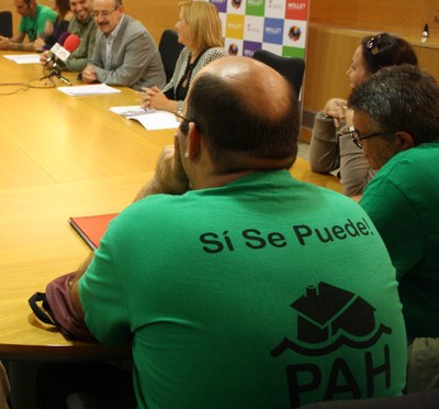 El govern municipal demana una nova moratòria dels desnonaments.