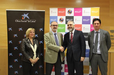 L'Obra Social "la Caixa" destina 12.000 euros a l'Ajuntament de Mollet per a projectes per a la infància.