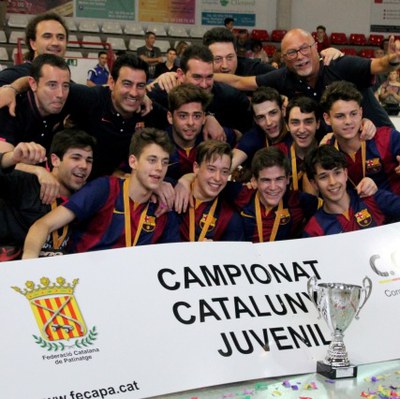 El FC Barcelona d'Hoquei Patins es proclama campió al Campionat de Catalunya Juvenil, celebrat a Mollet.