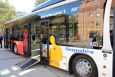 Un nou bus híbrid circularà per Mollet .