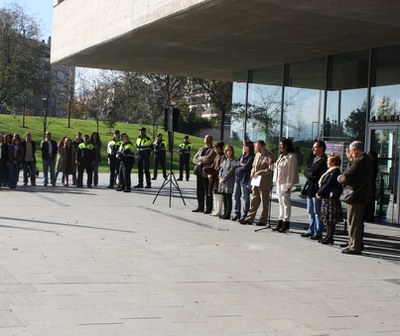 Lectura del Manifest del 8 de març.