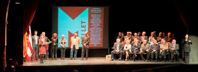 Es lliuren les distincions cíviques "Per Mollet".