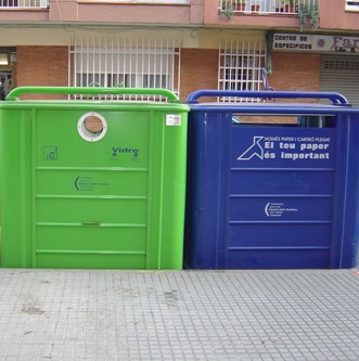 Contenidors soterrats al nou Hospital
