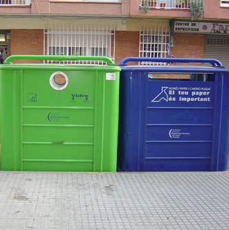 Contenidors soterrats al nou Hospital