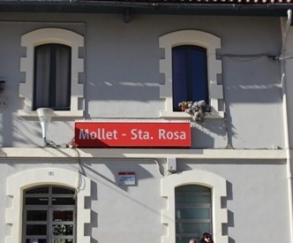 Adjudicades les obres de millora de l'estació de Mollet  Santa Rosa  .