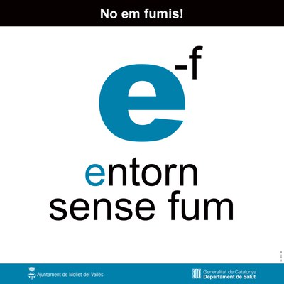 El projecte Entorn sense fum, un altre exemple de bona pràctica de l'Ajuntament de Mollet .