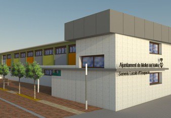 Comencen les obre de rehabilitació a Mollet Forma.