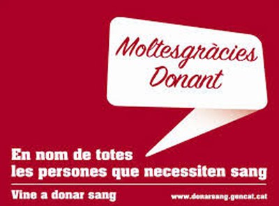 Vine a donar sang.