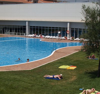 Piscina d'estiu a Ca n'Arimon