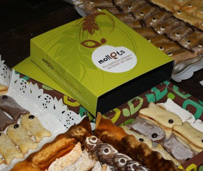 Els "mollets" són galetes de te amb forma de peix