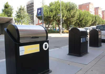 Entren en funcionament tres noves àrees de contenidors soterrats.
