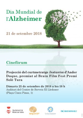 Mollet amb els malalts d’Alzheimer.