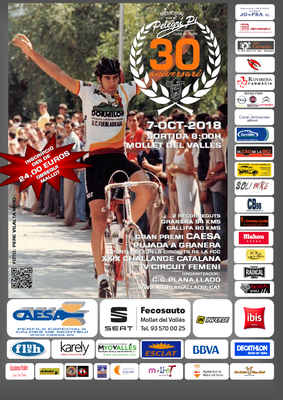 La Marxa Cicloturista Ciutat de Mollet Memorial Pelegrí Pi compleix 30 anys .