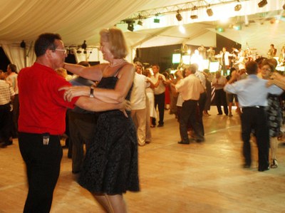 El Mercat de la Festa, punt d'informació de la Festa Major.