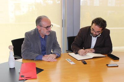Monràs trasllada al delegat del Govern a Barcelona la preocupació pel deute i els projectes pendents de la Generalitat a Mollet .