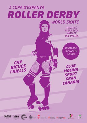 Mollet acollirà la 1era Copa d’Espanya de Roller Derby .