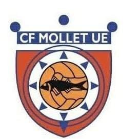 Josep Monràs felicita al CF Mollet UE .