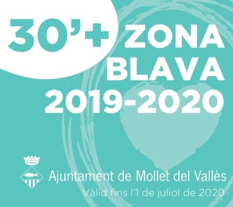Ja es poden recollir els adhesius per aparcar fins a 30 minuts de franc a la zona blava de Mollet.