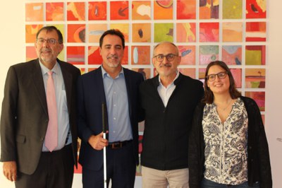 L’Ajuntament i l’ONCE enforteixen vincles perquè Mollet sigui més accessible i inclusiva.