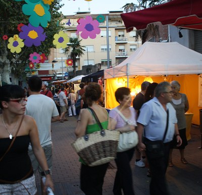 Els veïns de la Fira amb l'alcalde Monràs