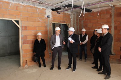 Els nous pisos tutelats de la Fundació Alb-Bosc per a persones amb discapacitat psíquica estaran enllestits al setembre.