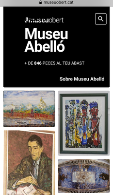 El Museu Abelló, present a la plataforma Museuobert.cat.