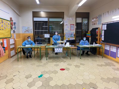 Normalitat en la jornada electoral de les eleccions al Parlament de Catalunya a Mollet.