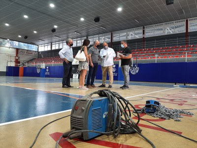 Comencen les obres d’adequació del Pavelló Municipal Plana Lledó per poder competir a LEB Plata.