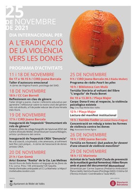 Mollet diu NO a la violència masclista .