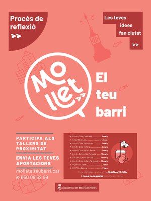 Arrenquen els tallers de proximitat de Mollet, el teu barri.