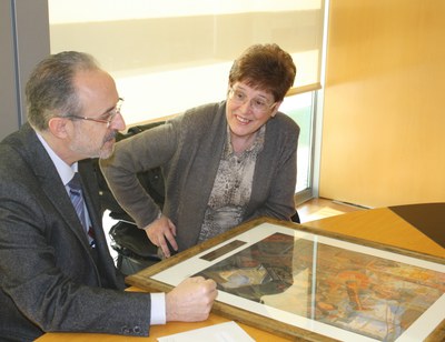 Reconeixement a Francesca Olària.